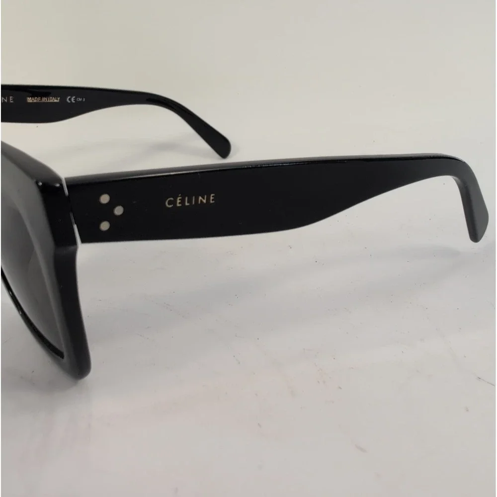 Celine Sunglasses Women OS CL 41411/F/S Black Square Oversized Designer Cateye - Picture 5 of 9